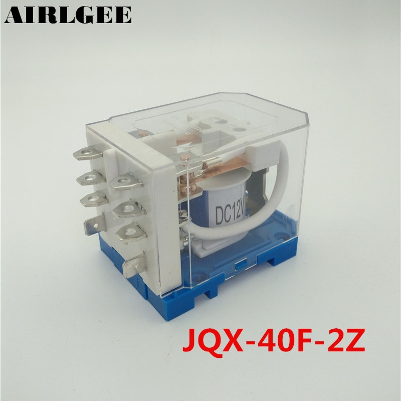 JQX-40F-2Z  dc 12 v 8  40a dpdt electronmagnetic   